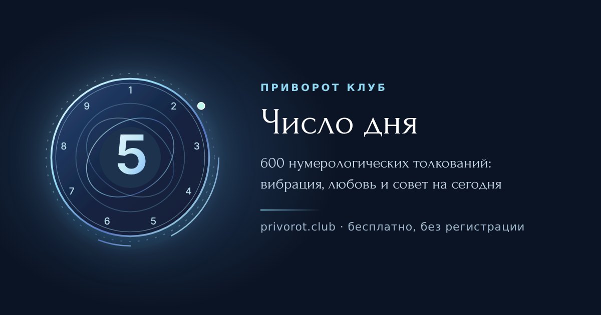 Число дня — нумерологический прогноз на сегодня